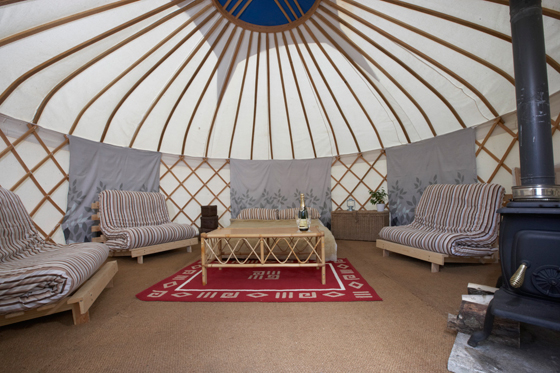 Yurts at Oxenford Farm