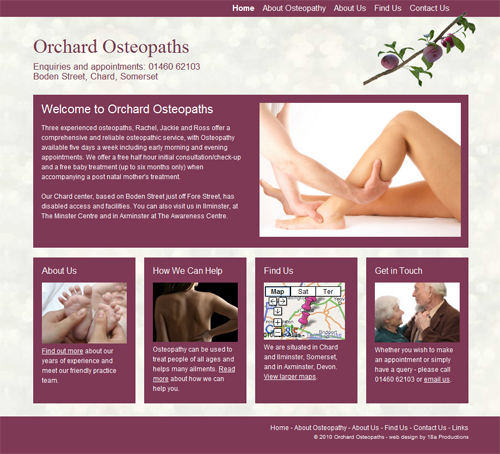 Orchard Osteopaths, Chard